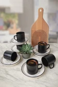 Keramika Keraart Shade Flowers Nordic Kahve Takımı 12 Parça 6 Kişilik 21848 thumbnail 2