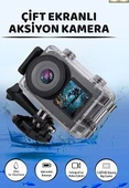 PREO PR-T48M ÇİFT EKRANLI AKSİYON KAMERA - 2