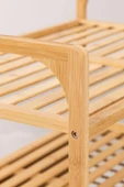 Digithome Bambu Xl Kirli Sepetli 2 Raflı Çok Amaçlı Banyo Düzenleyici Çamaşır Sepeti Organizer DB-0004 - 7