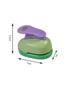 Kamei Şekilli Delgeç Taç 2.5 cm KM8810 - 2