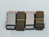 2 Adet Gri 2 Adet Haki Yeşil Valiz Kemeri 4 Cm Toplam 4 Adet thumbnail 1