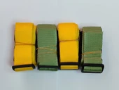 2 Adet Sarı 2 Adet Su Yeşili Yeşil Valiz Kemeri 4 Cm Toplam 4 Adet - 1