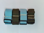 2 Adet Turkuaz 2 Adet Haki Yeşil Valiz Kemeri 4 Cm Toplam 4 Adet thumbnail 1