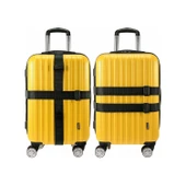 2 Adet Sarı 2 Adet Haki Yeşil Valiz Kemeri 4 Cm Toplam 4 Adet thumbnail 2