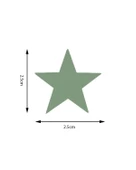 Kamei Şekilli Delgeç Yıldız İnce 2.5 cm KM8810 thumbnail 6