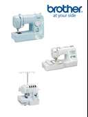 Brother Dikiş Nakış ve Overlock Makinesi 3'lü Set (JK17B - M330 - 2504D) - 1