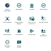 TP-Link VIGI C540S 4mm 4MP AI ColorPro PT IP Kamera (1/1.8",30fps,FHD, H265+) thumbnail 2