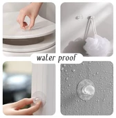 Çok Amaçlı Yapışkan Kristal Tutacak Kulp 4 Adet - 5