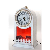 Led Işıklı Saatli Şömine - 1