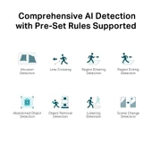 TP-Link VIGI C250 2.8mm 5MP Full-Color Dome IP Kamera (1/2.7",30fps,FHD,H265+) thumbnail 6