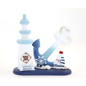 Ahşap Marin Çapalı Deniz Feneri thumbnail 1