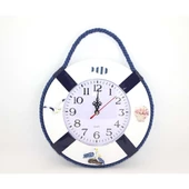 Ahşap Marin Duvara Asmalı Saat - 2