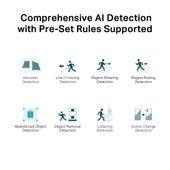 TP-Link VIGI C350 4mm 5MP Full-Color Bullet IP Kamera (1/2.7",30fps,FHD,H265+) thumbnail 9