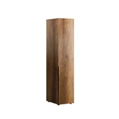 Oryana Tek Kapaklı Gardırop-Koyu Ceviz 45x210x62 cm - 1