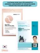 Dermal 3 Katmanlı Rose Göz Maskesi ve Nemlendirici Yumuşatıcı Deniz Yosunu Özlü Kolajen Maske - 1