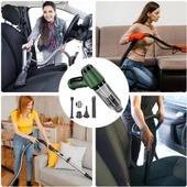 Portatif Araba Vakum Süpürge USB Ofis Ev Halı İçin Şarj Edilebilir Mini Elektrikli Süpürge - 3