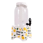 Herevin 137706-702 Desenli Musluklu Kavanoz-TM Kapak-İnfuserli 5 lt thumbnail 4