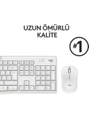 Logitech MK295 Kablosuz Sessiz Klavye Mouse Set 920-010089 Beyaz - 6