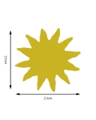 Kamei Şekilli Delgeç Güneş 2.5 cm KM8810 - 6