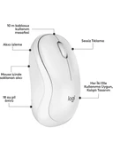 Logitech MK295 Kablosuz Sessiz Klavye Mouse Set 920-010089 Beyaz - 4