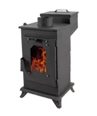 M003 MANUEL MİNİ KUZİNE TİP PELET SOBA - 2