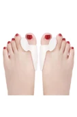 Silikon Makaralı Ayak Baş Parmak Kemik Bunyon Koruyucu Bunion Halluks Valgus Set Başparmak thumbnail 3