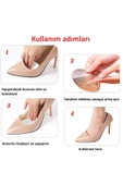 Şeffaf kaymaz Yarım Silikon Jel Ön Ayaklar Ayakkabı Pedleri Ayak Bakımı Aracı Ayak Pedleri - 7