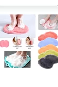 Vantuzlu Banyo Sırt Fırçası ,masaj Matı, Ayak Masajı Pedi, Sırt Kesesi, Banyo Lifi 1 Adet - 4