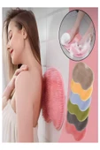 Vantuzlu Banyo Sırt Fırçası ,masaj Matı, Ayak Masajı Pedi, Sırt Kesesi, Banyo Lifi 1 Adet - 6