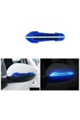 Mavi Araba Ayna Çarpma Koruyucu Renkli Reflektif Şerit - 2