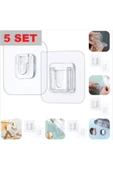 Geçmeli Klips Eşya Sabitleme Askısı 5 Set - 1