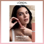 L'Oréal Paris Infaillible Matte Resistance Likit Mat Ruj - 635 Worth It (Medium) - 7