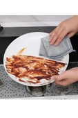 8 Adet Tel Bulaşık Bezi 20x20 Inox Tel Bez Zor Kir Bezi, Inox Telli Bulaşık Bezi, Mutfak Banyo Bezi - 2