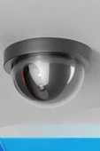 Kablosuz Fake Dome Hırsız Caydırıcı Işıklı Ledli Yalancı Kamera Sahte Güvenlik Kamerası 360° Derece thumbnail 5