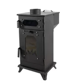 M002 MANUEL MİNİ FIRINLI KUZİNE TİPİ PELET SOBA - 1