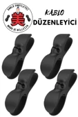 Yapışkanlı Airfryer Kablo Düzenleyici Elektrikli Ev Aleti Kablo Sarma Düzenleme Aparatı 4 Adet - 1