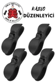 Yapışkanlı Airfryer Kablo Düzenleyici Elektrikli Ev Aleti Kablo Sarma Düzenleme Aparatı 4 Adet - 1