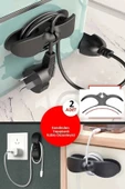 ( 2 Adet ) Yapışkanlı Çok Amaçlı Airfryer Kablo Sarma Aparatı | Kablo Toplama Sabitleme Aparatı - 5