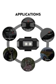 Xdn 7 Renk Bisiklet Işığı Motosiklet Drone Çakarlı Lamba Usb Led - 3