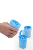 Pratik Çok Kullanışlı Kedi Köpek Pati Ayak Yıkama Kovası Silikon Jel Fırçalı Küçük Boy thumbnail 4