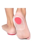 Topuk Silikonu Şeffaf Pembe - 1