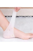 BEYAZ RENK ELASTİK TOPUK DİKEN ÇORABI thumbnail 2