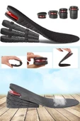 Unisex Beyaz Hava Yastıklı Boy Uzatıcı Tam Boy Tabanlık 7 Cm Boyunuz Uzun Olsun - 2