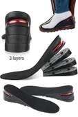 Unisex Beyaz Hava Yastıklı Boy Uzatıcı Tam Boy Tabanlık 7 Cm Boyunuz Uzun Olsun - 1