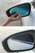 1 ÇİFT Oto Dış Ayna Yağmur Kaydırıcı Araba Yan Cam Aynası Filmi Buğu Önleyici Su Tutmaz Film thumbnail 4