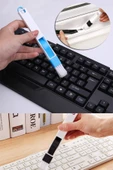 Klavye ve Pencere Oluğu Temizleme Fırçası Mini Kürekli Klavye Temizleme Tuş Arası Temizleme - 3