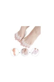 Ayak 5 Parmak Ayıran Silikon Ayırıcı Makara Halluks Valgus thumbnail 2
