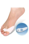 Ten/beyaz Renk Ayak Baş Parmak Bunyon Slikon Kemik Koruyucu Halkalı Sağ Sol Çift thumbnail 2