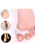 Ten/beyaz Renk Ayak Baş Parmak Bunyon Slikon Kemik Koruyucu Halkalı Sağ Sol Çift thumbnail 4