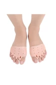 Ayak 5 Parmak Silikon Makaralı Gömlek 1 Çift Ayak Koruyucu Foot Protector - 3